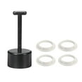 thumbnail image 1 of Uxcell E26/E27 Socket Ring Removal Tool T Type with Lamp Shade Socket Rings White 5 Pack, 1 of 6