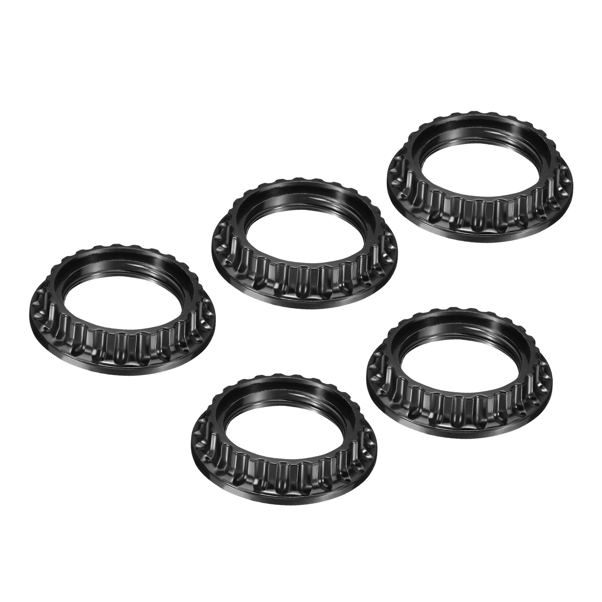 Uxcell E26 Light Socket Rings, 5 Pack Lamp Shade Holder Adapter Ring