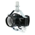 thumbnail image 1 of Uxcell E27 Medium Base Bulb Socket Adapter M10 Thread Lamp Holder 3 Light Socket, 1 of 4