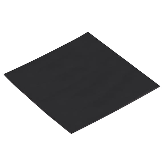 Uxcell EPDM Rubber Sheet Black 12'' Length 12'' Width 0.07'' Thick 60A Durometer for Door Sealing Strip