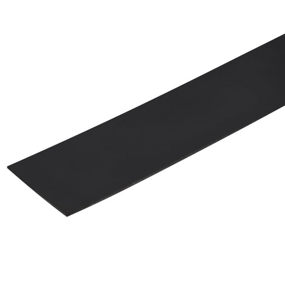 Uxcell EPDM Rubber Sheet Black with Adhesive 2'' Length 36'' Width 0.12'' Thick for Door Sealing Strip