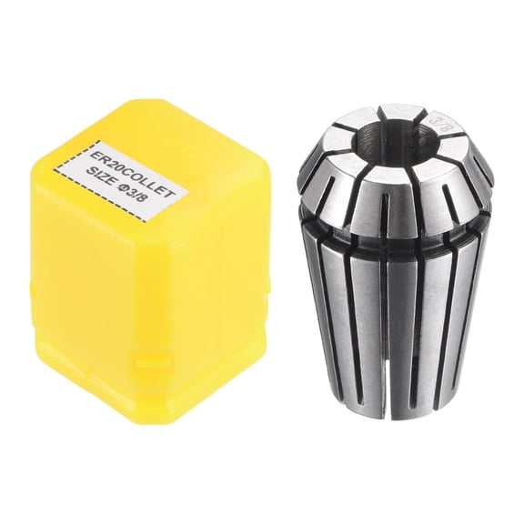 Uxcell ER20 Spring Collet, 3/8" Chuck for CNC Engraving Machine Lathe Milling Tool