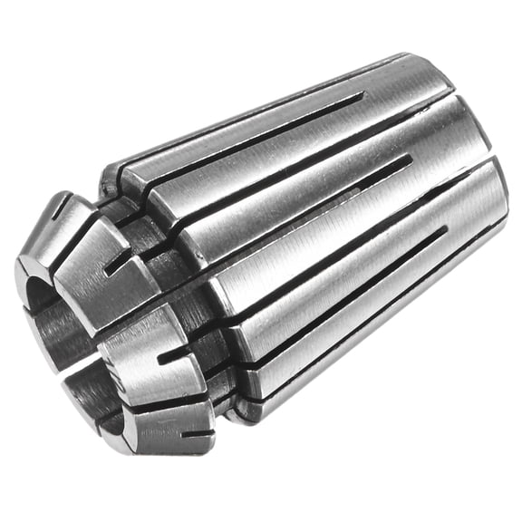 Uxcell ER20 Spring Collet, 40Cr Steel 1/2mm Clamping Diameter for CNC Engraving Machine [Silver,1.3x0.8"/32x21 mm]