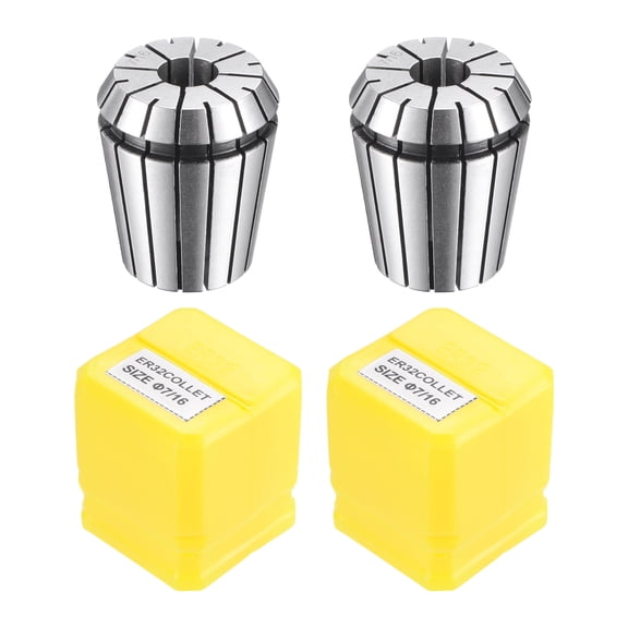 Uxcell ER25 Spring Collet, 3/8" Chuck for CNC Engraving Machine Lathe Milling Tool