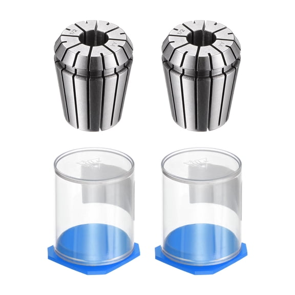 Uxcell ER32 Spring Collet, 1/2" Chuck for CNC Engraving Machine Lathe Milling. 2pcs