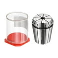 thumbnail image 1 of Uxcell ER32 Spring Collet 6mm Chuck 65Mn Steel for CNC Engraving Machine Lathe Milling, 1 of 5