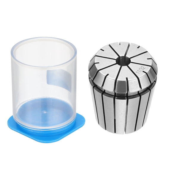 Uxcell ER40 11/32" Spring Collet Chuck 0.008mm Precision for CNC Engraving Machine Milling Tool