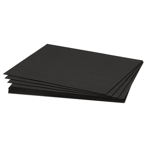 Uxcell EVA Foam Sheets Black 10.8 Inch x 8.5 Inch 1.7mm Thick Crafts Foam Sheets 10Pcs