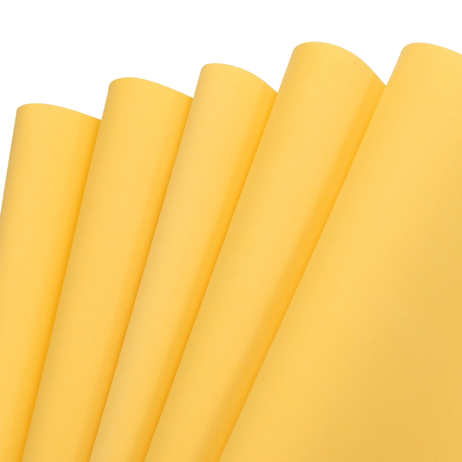 Uxcell EVA Foam Sheets Gold 35.4 Inch x 19.7 Inch 2mm Thick Crafts Foam Sheets for Costumes, Arts and Crafts Projects Pack of 5