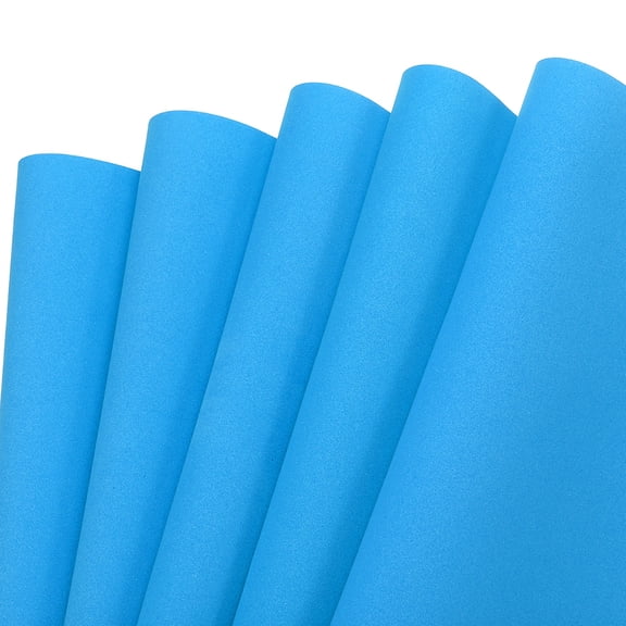 Uxcell EVA Foam Sheets Lake Blue 19.7 Inch x 19.7 Inch 2mm Thick Crafts Foam Sheets for Costumes, Arts and Crafts Projects Pack of 5