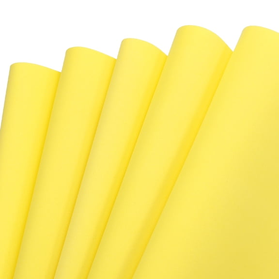 Uxcell EVA Foam Sheets Lemon Yellow 35.4 Inch x 19.7 Inch 2mm Thick Crafts Foam Sheets for Costumes, Arts and Crafts Projects Pack of 5