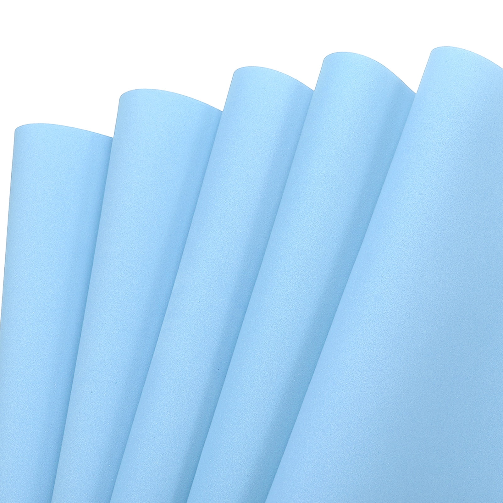 Uxcell EVA Foam Sheets Light Blue 19.7 Inch x 19.7 Inch 2mm Thick Crafts Foam Sheets for Costumes, Arts and Crafts Projects Pack of 5