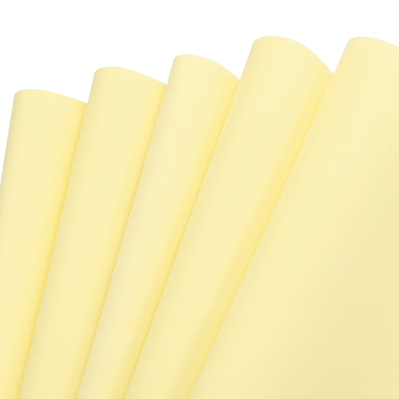 Uxcell EVA Foam Sheets Light Yellow 19.7 Inch x 19.7 Inch 2mm Thick Crafts Foam Sheets for Costumes, Arts and Crafts Projects Pack of 5