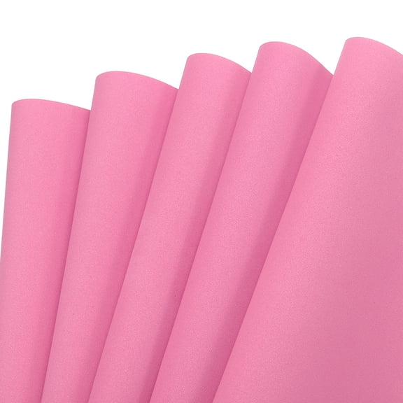 Uxcell EVA Foam Sheets Pink 19.7 Inch x 19.7 Inch 2mm Thick Crafts Foam Sheets for Costumes, Arts and Crafts Projects Pack of 5