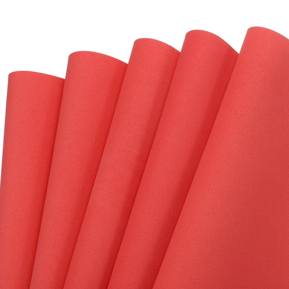 Uxcell EVA Foam Sheets Red 35.4 Inch x 19.7 Inch 2mm Thick Crafts Foam Sheets for Costumes, Arts and Crafts Projects Pack of 5
