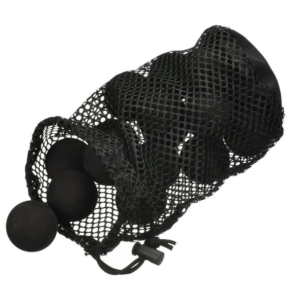 Uxcell EVA Foam Swing Practice Training Round Ball Tennis Golf Practice Balls Black 20 Pack