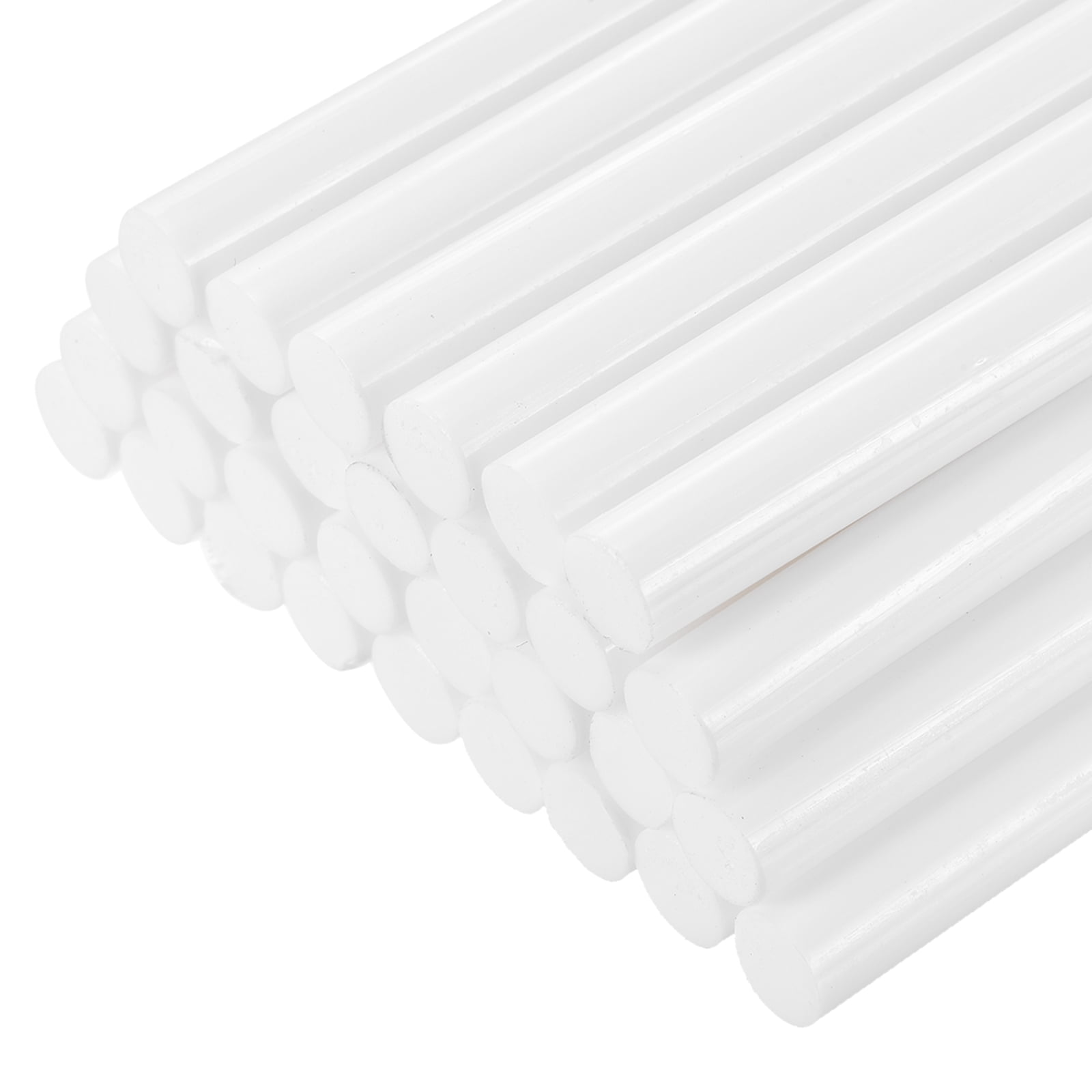 Uxcell EVA Mini Hot Glue Sticks High Sticky Hot Glue Sticks for Glue Gun 0.43 inch x 8 inch White 30 Pcs