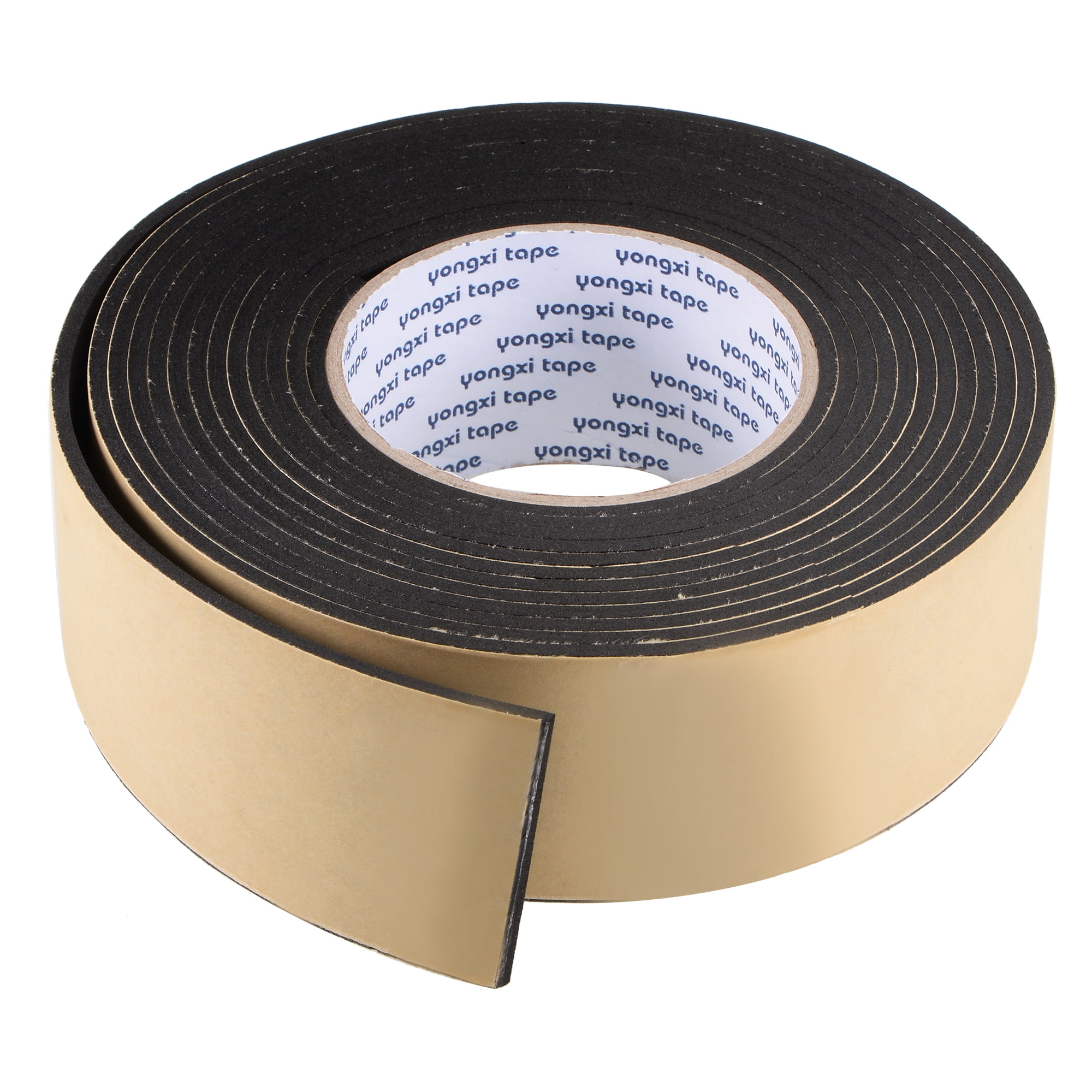 Uxcell 40 x 40 x 3mm Eva Foam Square Double Sided Sticky Pads Adhesive Tape Black 100 Pack