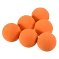 thumbnail image 1 of Uxcell EVA Sponge 42mm Exercise Flight Swing Practice Golf Foam Balls Orange 10 Pcs, 1 of 5