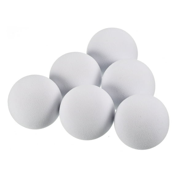 Uxcell EVA Sponge 42mm Exercise Flight Swing Practice Golf Foam Balls White 10 Pcs