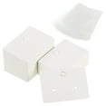 thumbnail image 1 of Uxcell Earring Display Cards Paper Earring Holder Blank Tags Rectangle Cardboard, White 200 Pack, 1 of 5