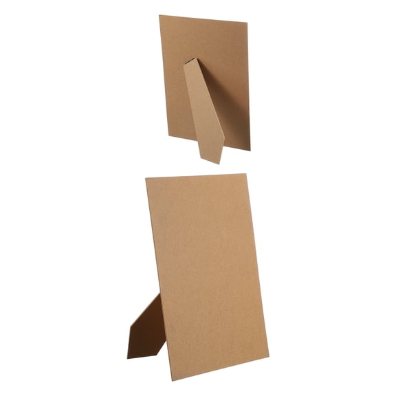 Uxcell Easel Back, Picture Frame Back Stand Replacement Frame Board for 11.7" DIY Photo Board Art 2 Pcs & Natural Wood