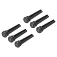 thumbnail image 1 of Uxcell Ebony Acoustic Guitar Bridge Pins Pegs, Guitar Bridge Pins for Folk Brass with Black Spot 6Pack, 1 of 5
