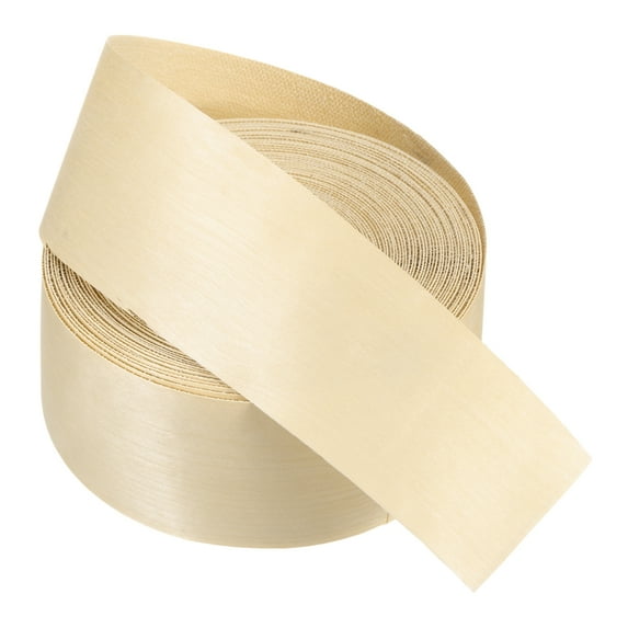 Uxcell Edge Banding, Wood Veneer Tape Pre-glued Flexible Plywood Edge Banding with Hot Melt Adhesive for Furniture Restoration Birch 3 Inch x 49 ft