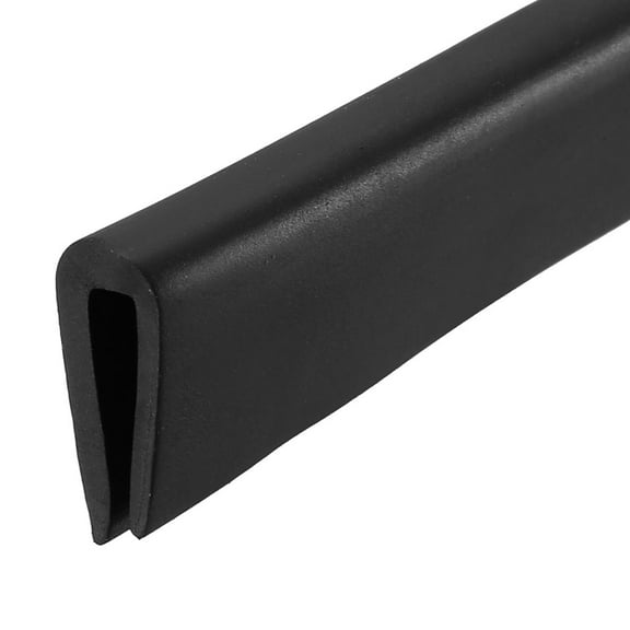 Uxcell Edge Trim U Seal Black Fit Edge Length 10 Feet