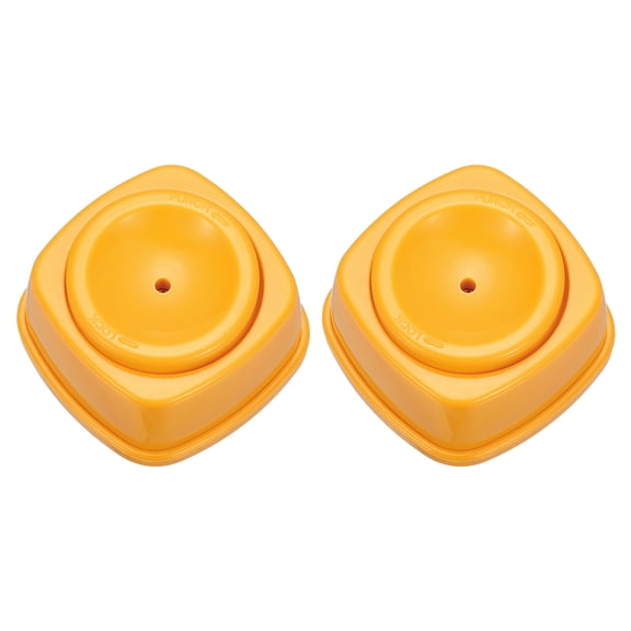 Uxcell Egg Hole Puncher, 2 Pcs Raw Egg Piercer with Safety Lock Stainless Steel Pin Puncher Tool to Get Good Hard Boiled for Kitchen Cooking Baking Breakfast, Orange