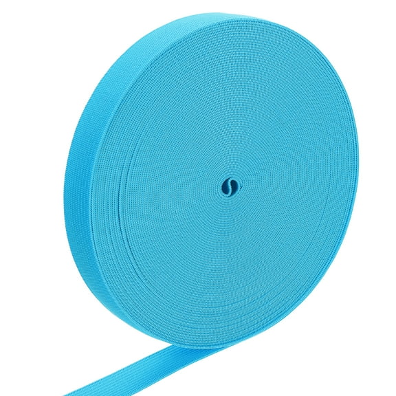Uxcell Elastic Band 0.75'' x 15 Yard Stretch Knit Elastic Bands Fabric Elastic Band for Sewing (Sky Blue)