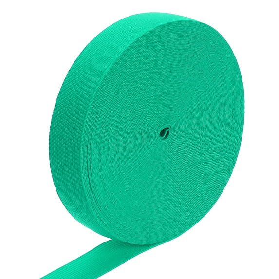 Uxcell Elastic Band 1" x 15 Yard Stretch Knit Elastic Bands Fabric Elastic Band for Sewing (Seaweed Green)