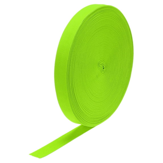 Uxcell Elastic Bands for Sewing 1" 50 Yard Grass Green Knit Elastic Spool High Elasticity for Wigs, Waistband, Pants