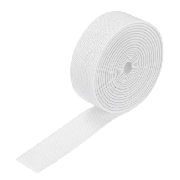 Uxcell Elastic Bands for Sewing, 1 Inch 4 Yards Knit Elastic Spool [White]