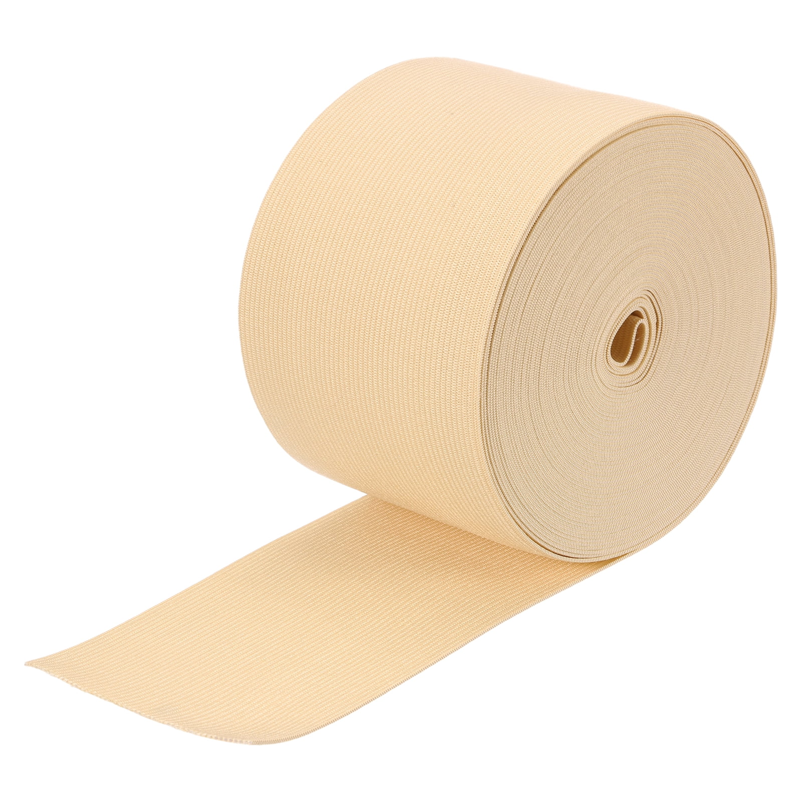 Uxcell Elastic Bands for Sewing 3 inch 10 Yard Light Khaki Knit Elastic ...