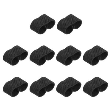 Uxcell Elastic Belt Keepers Strap Organizers Web Belt Loop Stays for 0.8" Wide Belts Black, 10 Pack