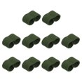 thumbnail image 1 of Uxcell Elastic Belt Keepers Strap Organizers Web Belt Loop Stays for 0.8" Wide Belts Green, 10 Pack, 1 of 6