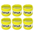 thumbnail image 1 of Uxcell Elastic Captain's Armband  Soccer Team Training Arm Band Yellow 6 Pack, 1 of 6
