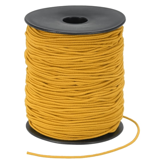 Uxcell Elastic Cord, 1.5mm Stretchy Elastic String 100 Yards for Jewelry Making, Necklaces, Beading and Crafts DIY, Orange