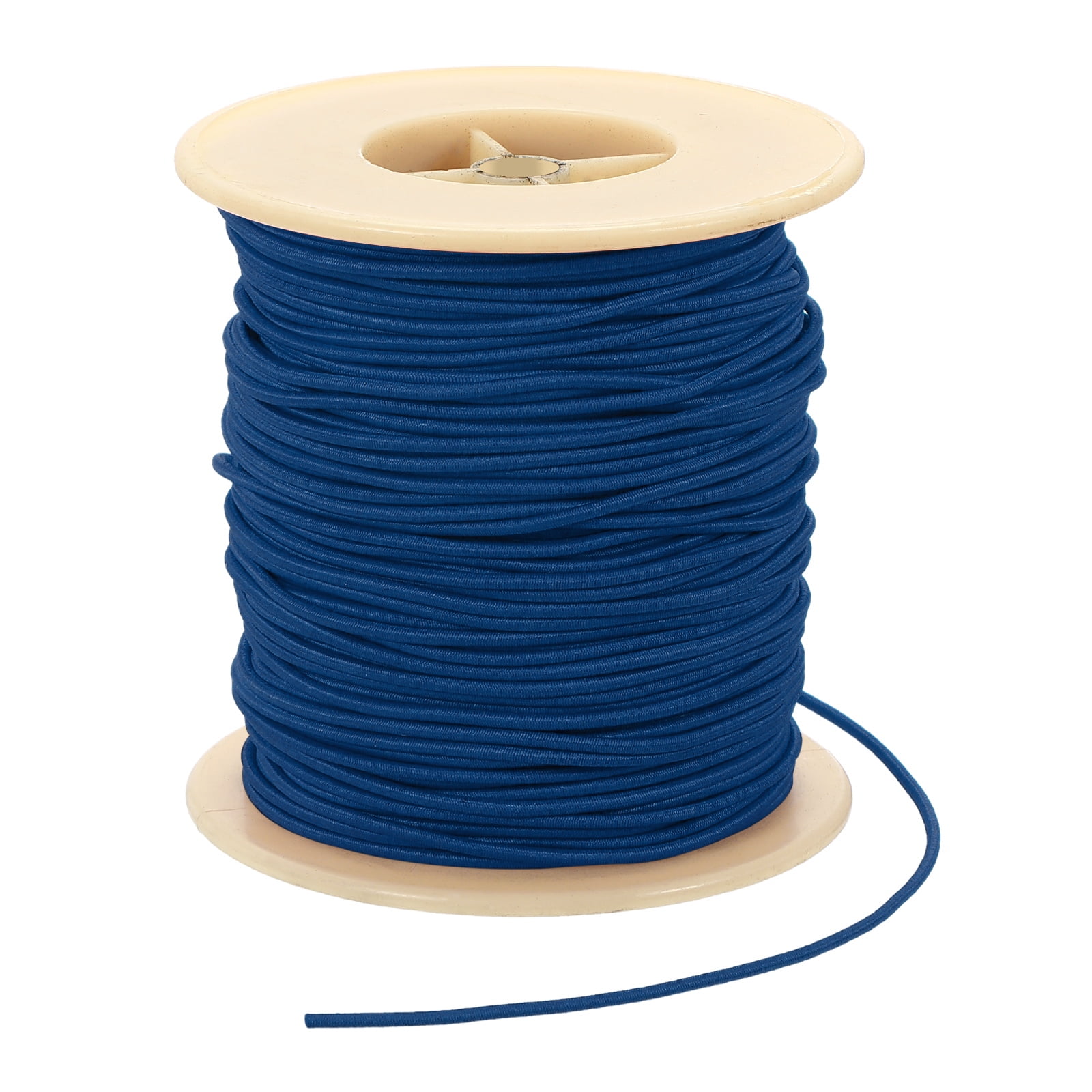 Uxcell Elastic Cord, 2 mm Stretchy Elastic String 77 Yards for Jewelry Making, Necklaces, Beading and Crafts DIY, Dark Blue
