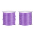 thumbnail image 1 of Uxcell Elastic Cord DIY Making Stretchy String Craft Wire, Dark Purple, 2 Rolls, 1 of 6