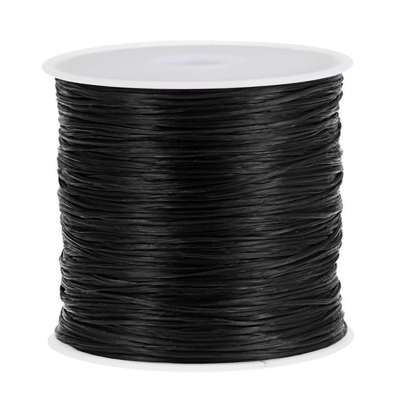 Uxcell Elastic Cord DIY Making Stretchy String Thread Rope Craft Wire, Black