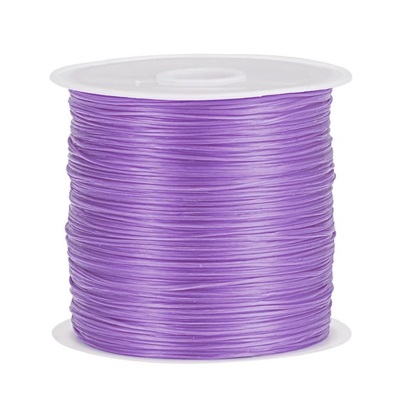 Uxcell Elastic Cord DIY Making Stretchy String Thread Rope Craft Wire, Dark Purple