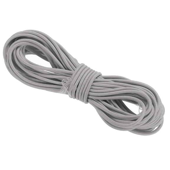 Uxcell Elastic Cord Heavy Stretch String Rope for Crafting DIY Sewing Hook Straps Camping Tie Down Strap Grey 3mm x 10m