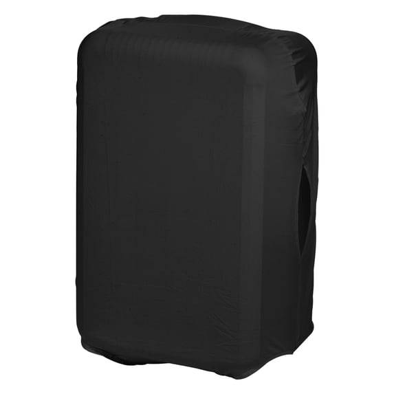 Uxcell Elastic Silk Travel Luggage Cover, Washable Protective Suitcase Protector Bag Black for 24 Inch Wheeled Suitcase