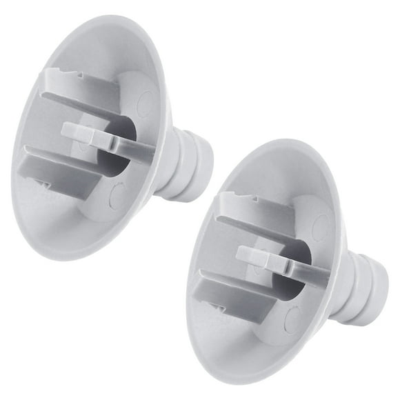 Uxcell Elbow Air Conditioner Drain Hose Connector 25mm Tube Straight Fitting Replacement Part Accessories, Grey 2 Pack