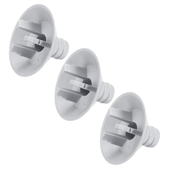 Uxcell Elbow Air Conditioner Drain Hose Connector Tube Straight Fitting Replacement Part Accessories 3pcs