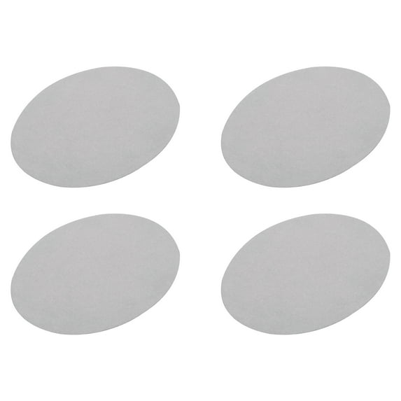 Uxcell Elbow Knee Fabric Patches Repair Patches Oval 4 Pack Light Grey