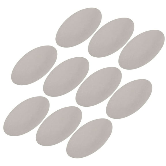 Uxcell Elbow Knee Iron-on Fabric Patches Repair Patches Light Grey for Clothing Repair Crafts Repair Kit Pack of 10