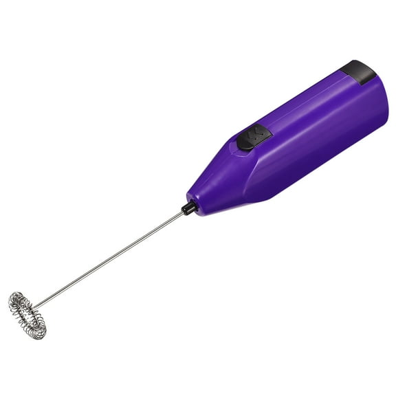 Uxcell Electric Tumbler Stirrer, Handheld Mini Mixer Battery Operated Stirring Mixing Purple 1pcs